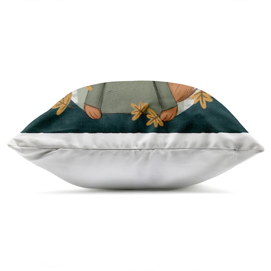 Stupell Industries Autumnal Fox & Birch Trees Outdoor Printed Pillow